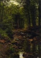 Monsted, Peder Mork - Skovstraekning, Woodland Landscape